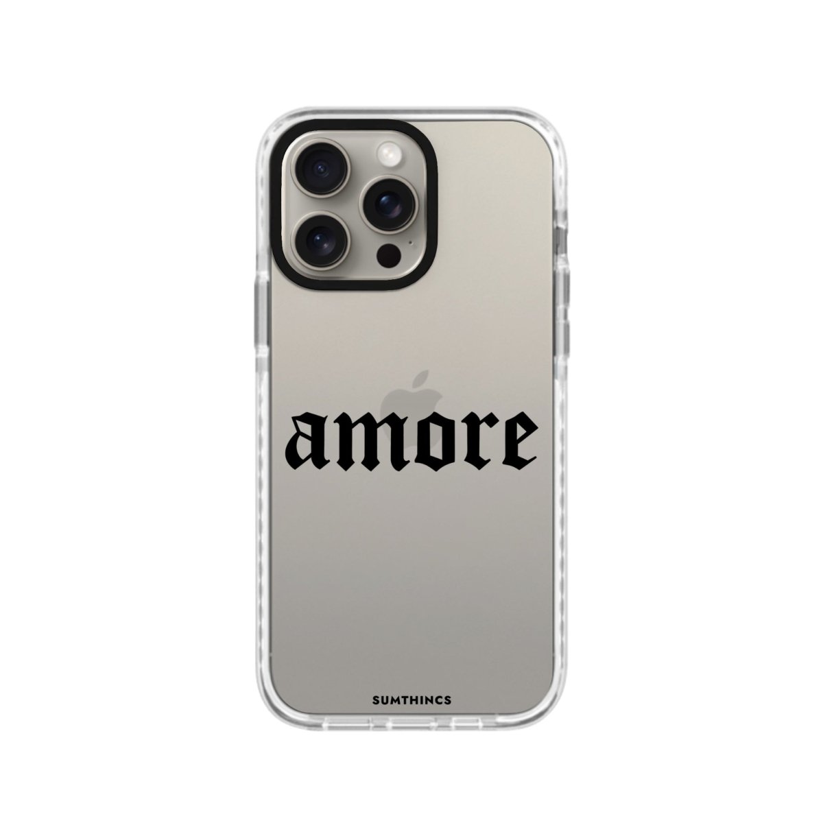 iPhone XR Amore Procase Şeffaf Telefon Kılıfı Beyaz Şeffaf - SUMTHINCS