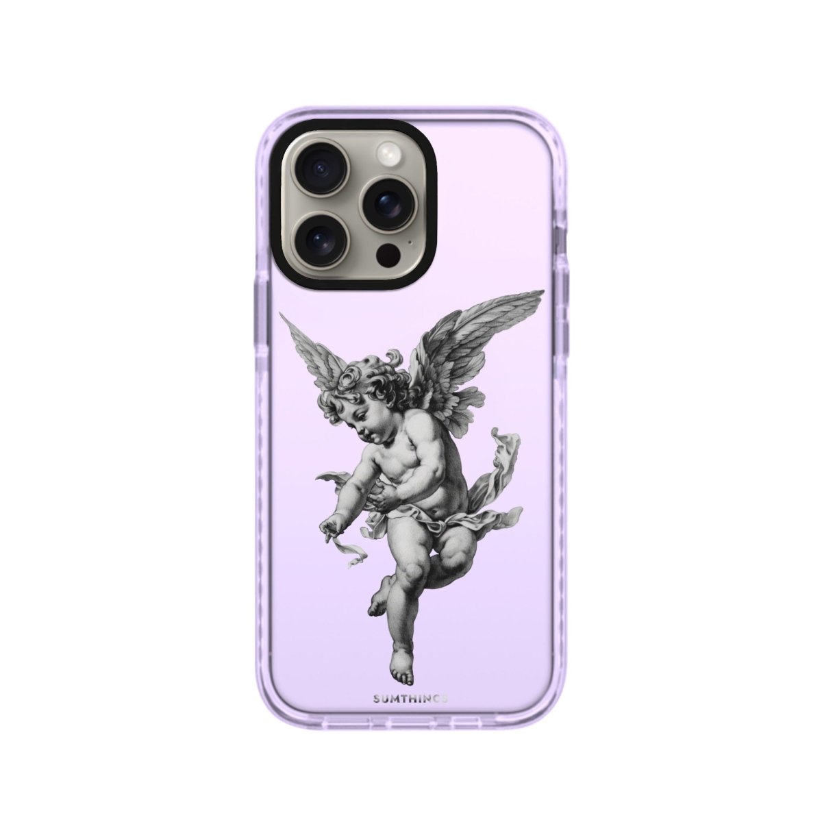 iPhone XR Angel Procase Şeffaf Telefon Kılıfı Lila - SUMTHINCS