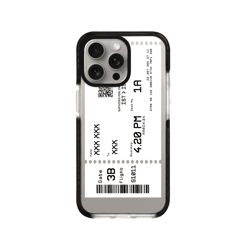 iPhone XR Custom Ticket Kişiye Özel Procase Telefon Kılıfı - SUMTHINCS
