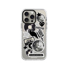 iPhone XR Disco Stickers Procase Şeffaf Telefon Kılıfı - SUMTHINCS