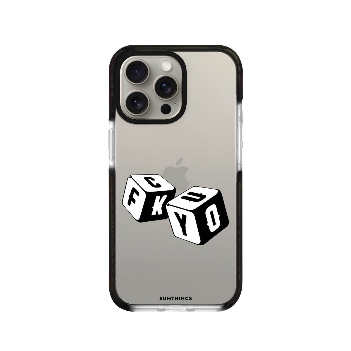 iPhone XR Fck You Procase Şeffaf Telefon Kılıfı - SUMTHINCS