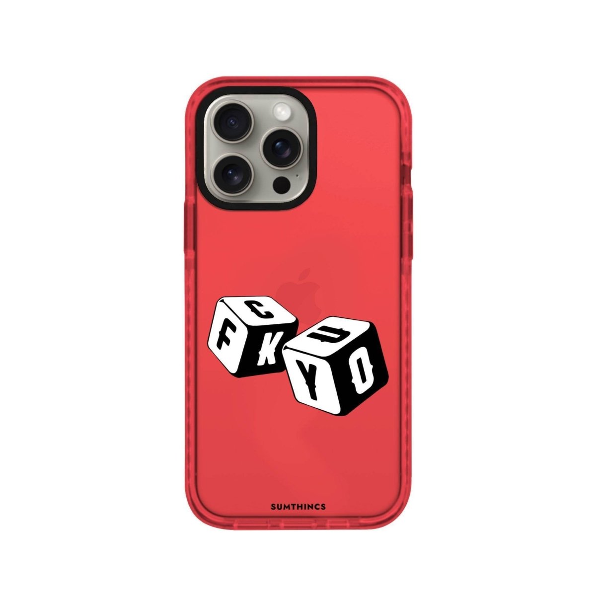 iPhone XR Fck You Procase Şeffaf Telefon Kılıfı - SUMTHINCS