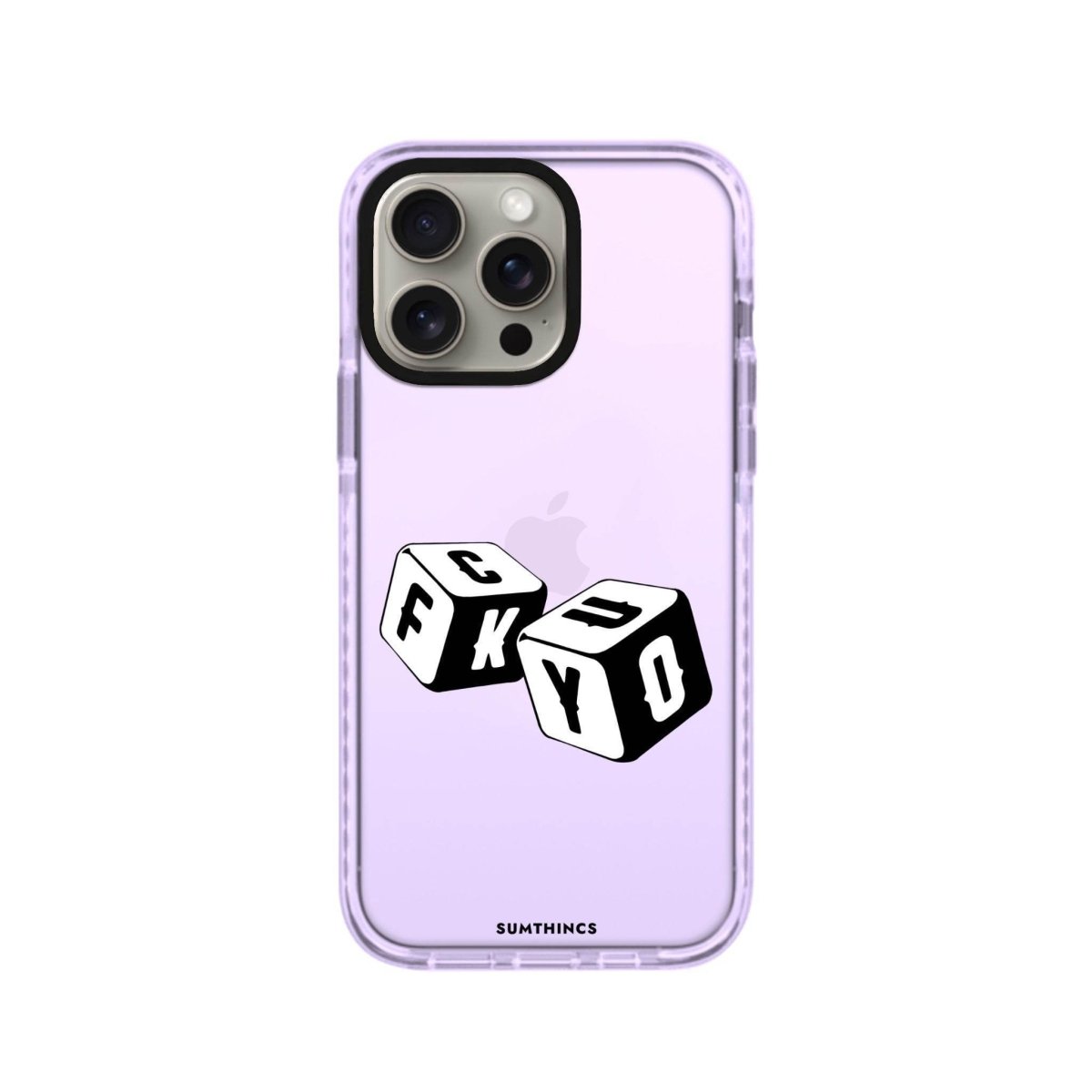 iPhone XR Fck You Procase Şeffaf Telefon Kılıfı - SUMTHINCS