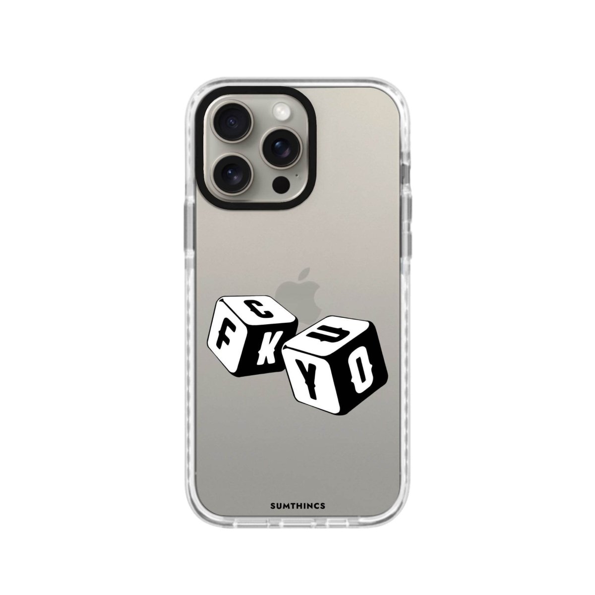 iPhone XR Fck You Procase Şeffaf Telefon Kılıfı - SUMTHINCS