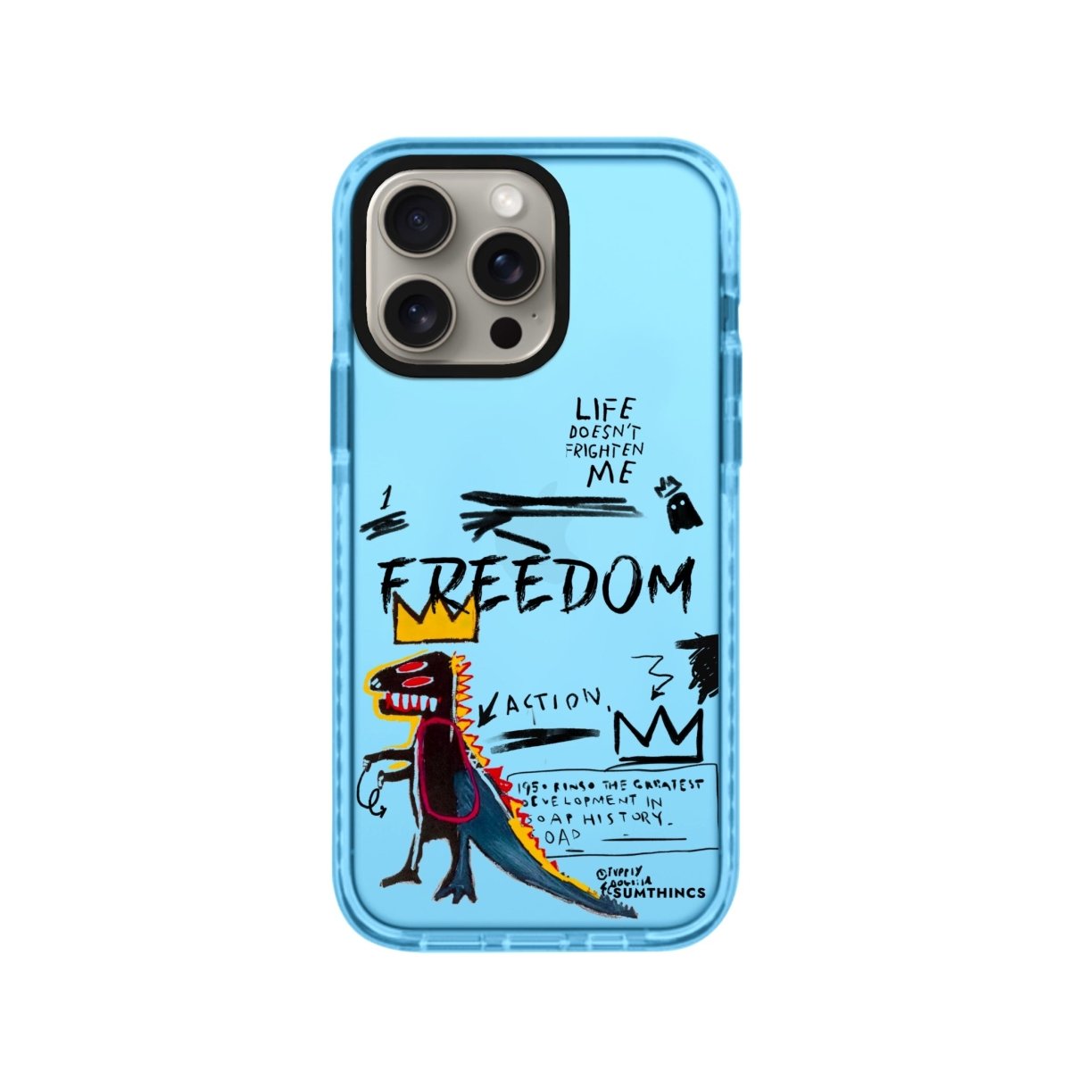 iPhone XR Freedom Procase Şeffaf Telefon Kılıfı Mavi - SUMTHINCS