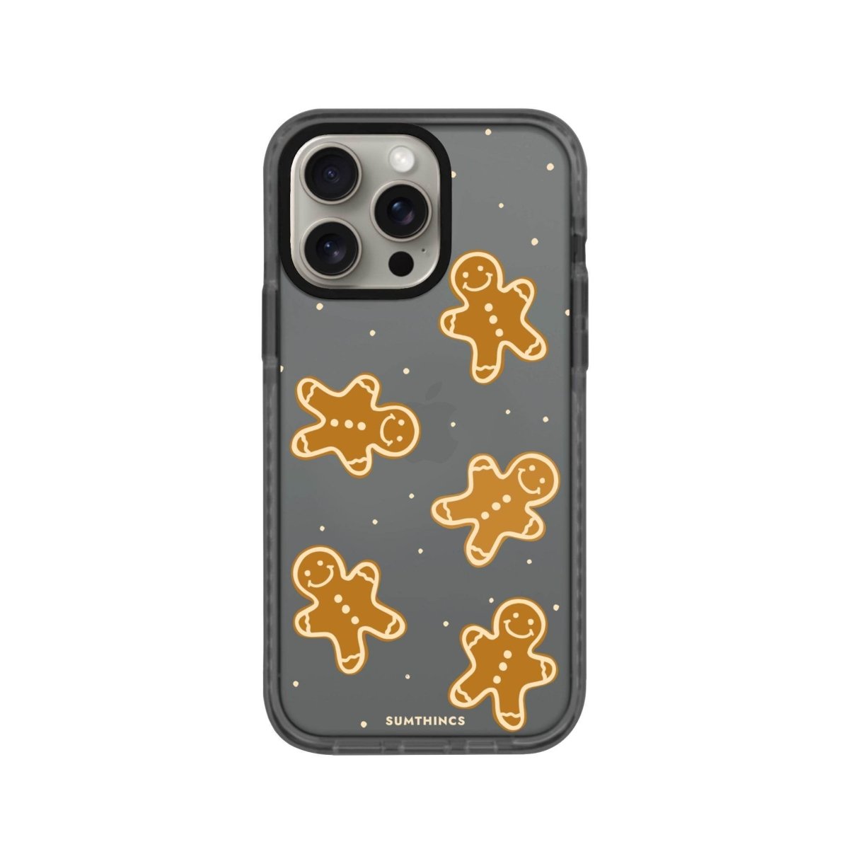 iPhone XR Gingerbread Man Procase Şeffaf Telefon Kılıfı Antrasit - SUMTHINCS