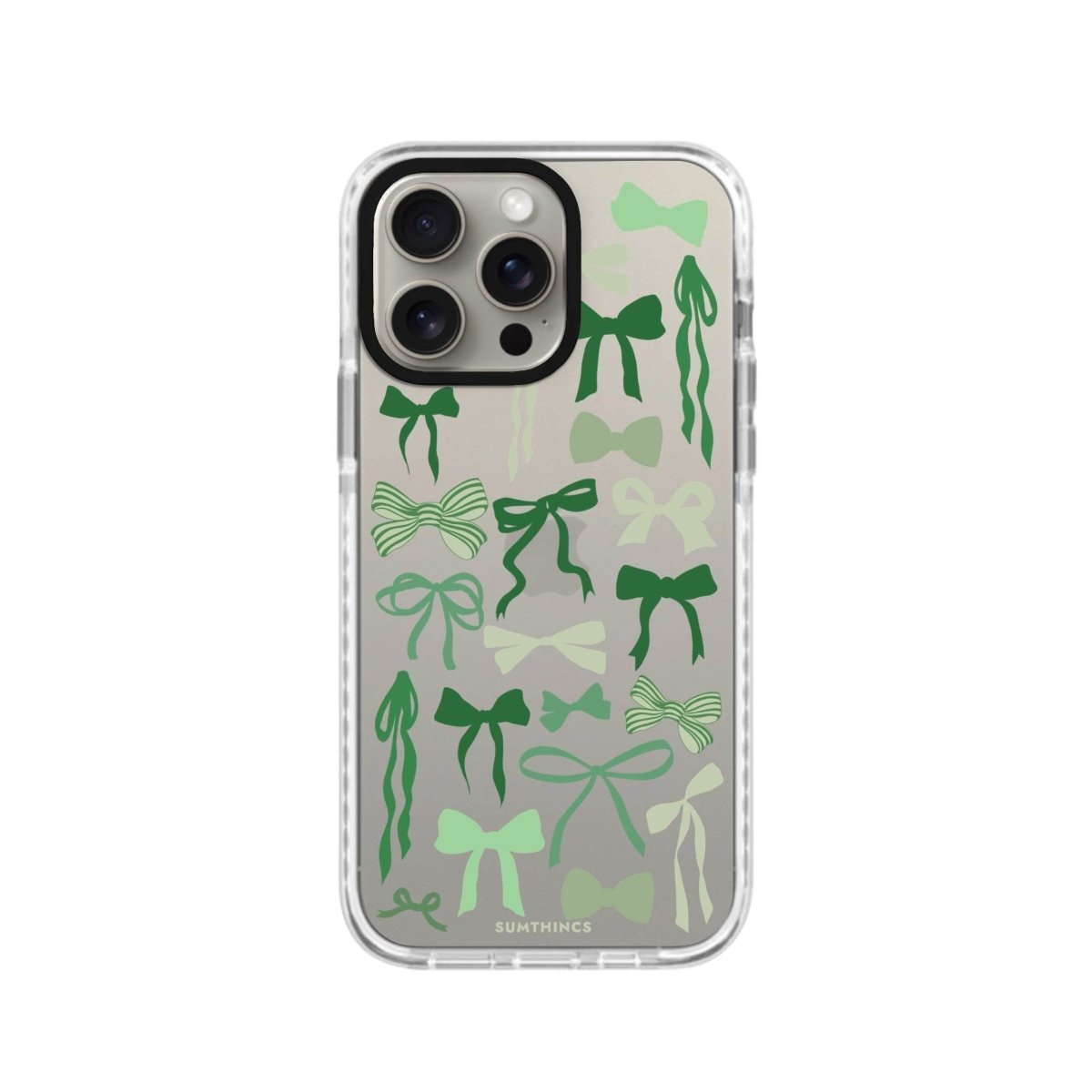 iPhone XR Green Garland Procase Şeffaf Telefon Kılıfı - SUMTHINCS