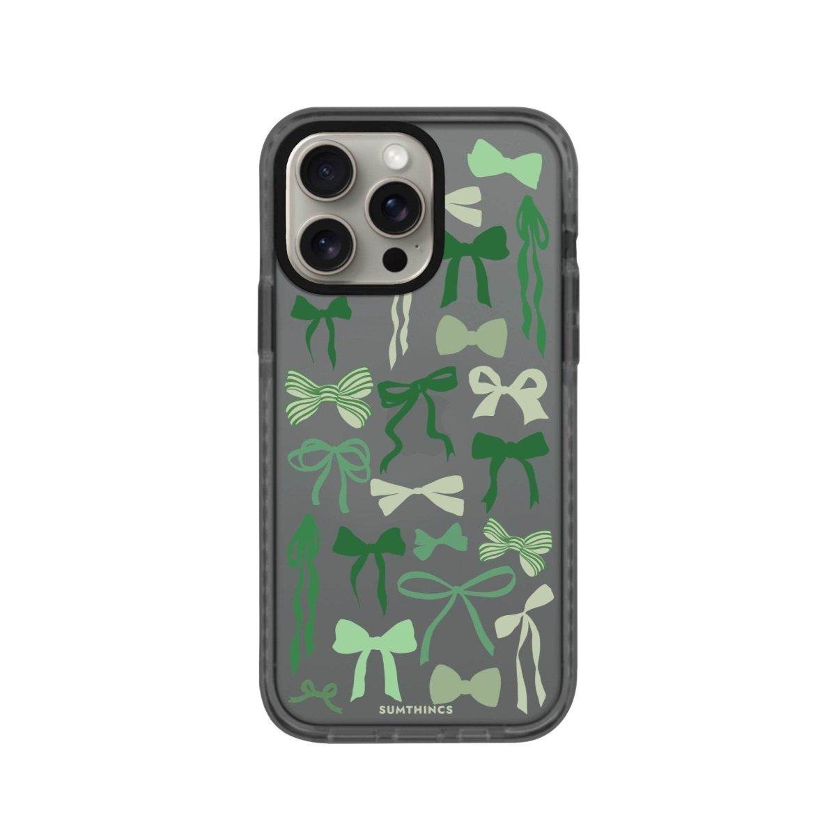 iPhone XR Green Garland Procase Şeffaf Telefon Kılıfı - SUMTHINCS