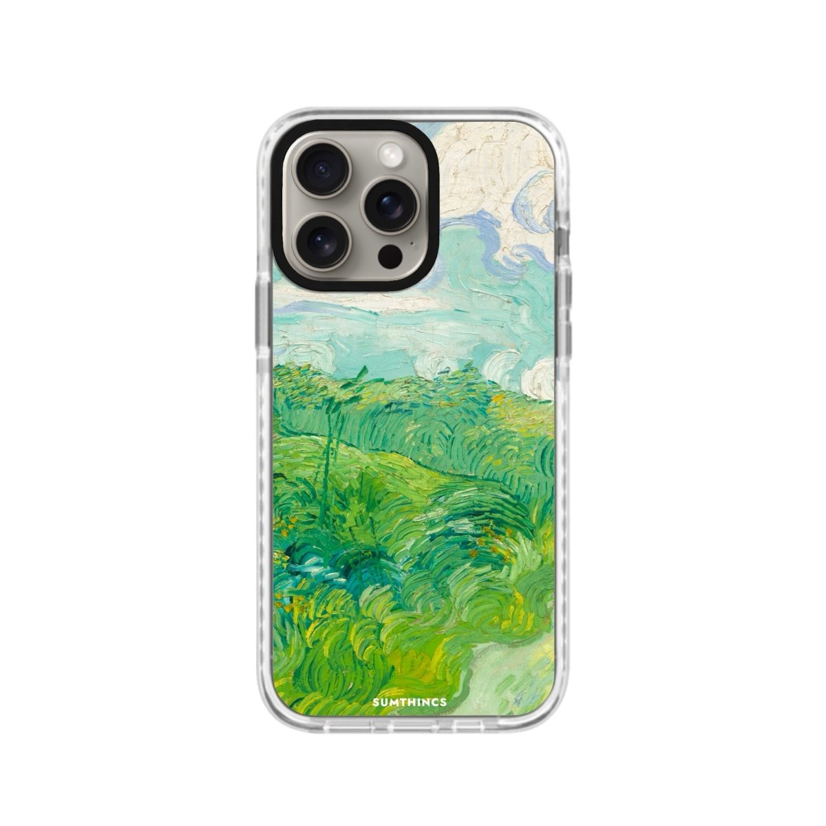 iPhone XR Green Wheat Fields Procase Şeffaf Telefon Kılıfı Beyaz Şeffaf - SUMTHINCS
