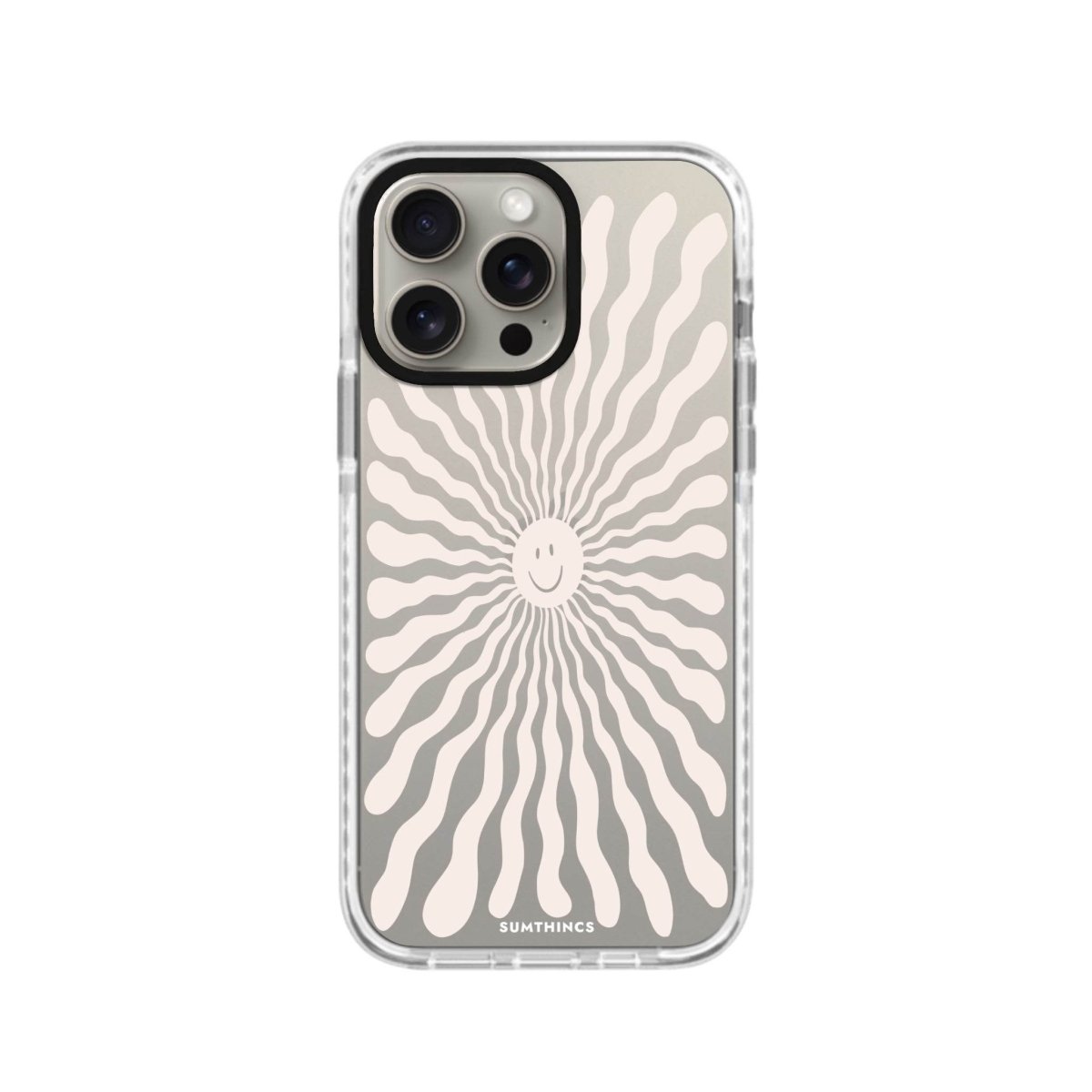 iPhone XR Happy Little Sun Procase Şeffaf Telefon Kılıfı Beyaz Şeffaf - SUMTHINCS