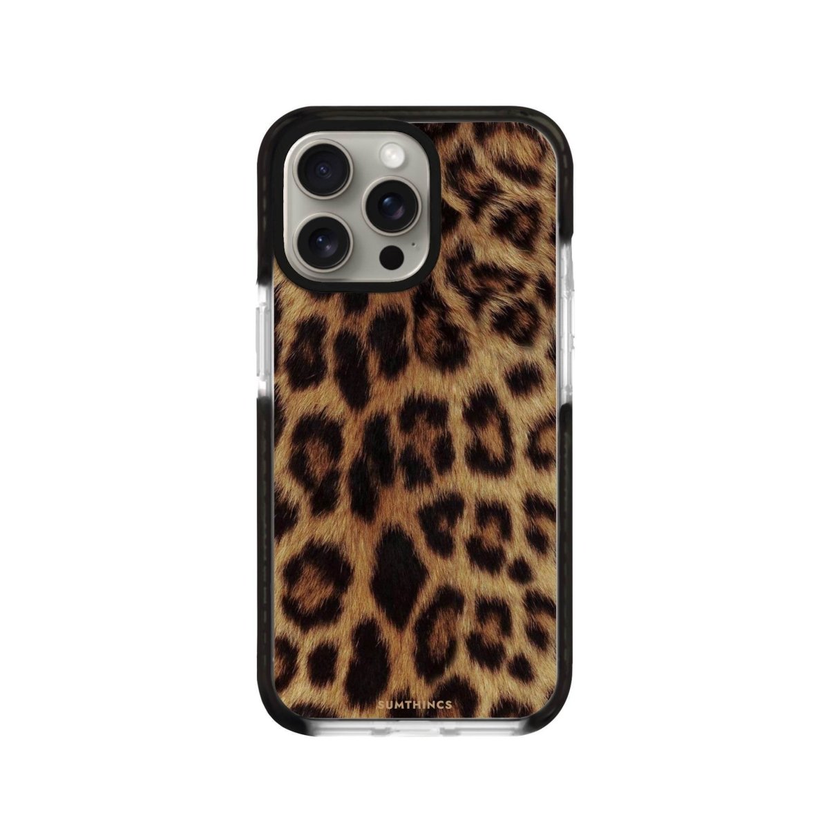 iPhone XR Leopard Procase Şeffaf Telefon Kılıfı Siyah Şeffaf - SUMTHINCS