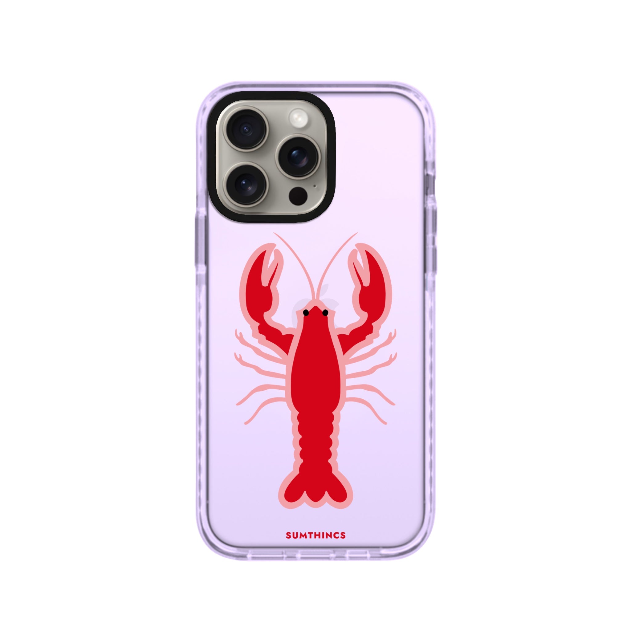 iPhone XR Lobster Procase Şeffaf Telefon Kılıfı Lila - SUMTHINCS