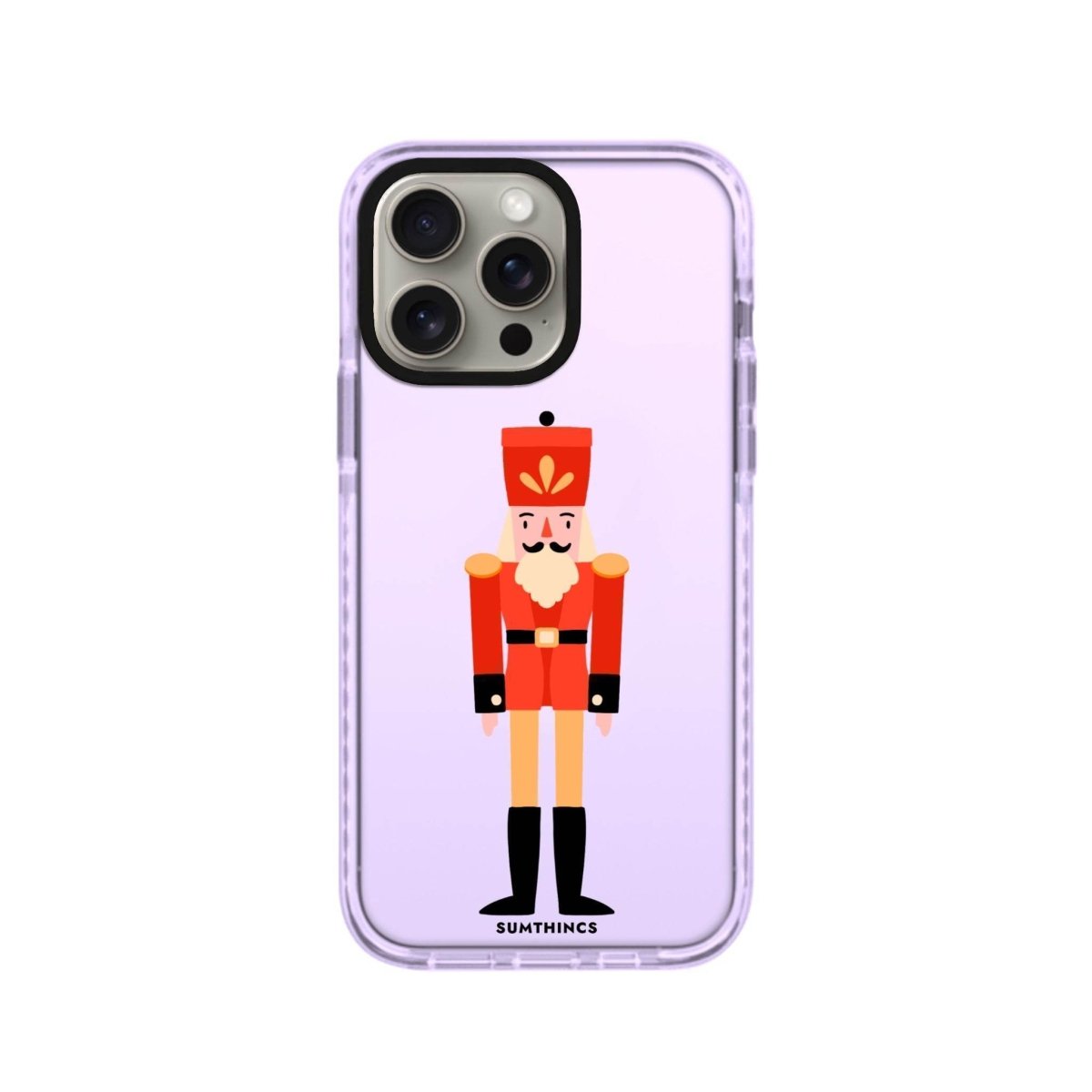 iPhone XR Nutcracker Procase Şeffaf Telefon Kılıfı Lila - SUMTHINCS