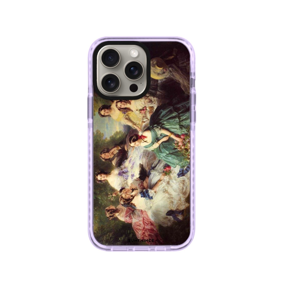 iPhone XR Picnic Procase Şeffaf Telefon Kılıfı Lila - SUMTHINCS