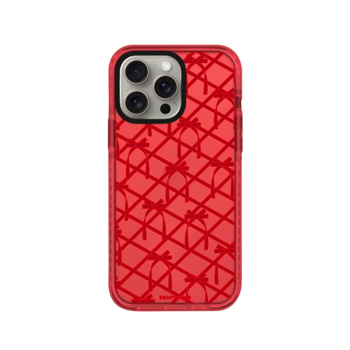 iPhone XR Ribbon Grid Procase Şeffaf Telefon Kılıfı - SUMTHINCS