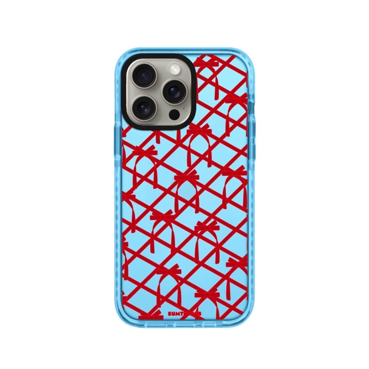 iPhone XR Ribbon Grid Procase Şeffaf Telefon Kılıfı - SUMTHINCS
