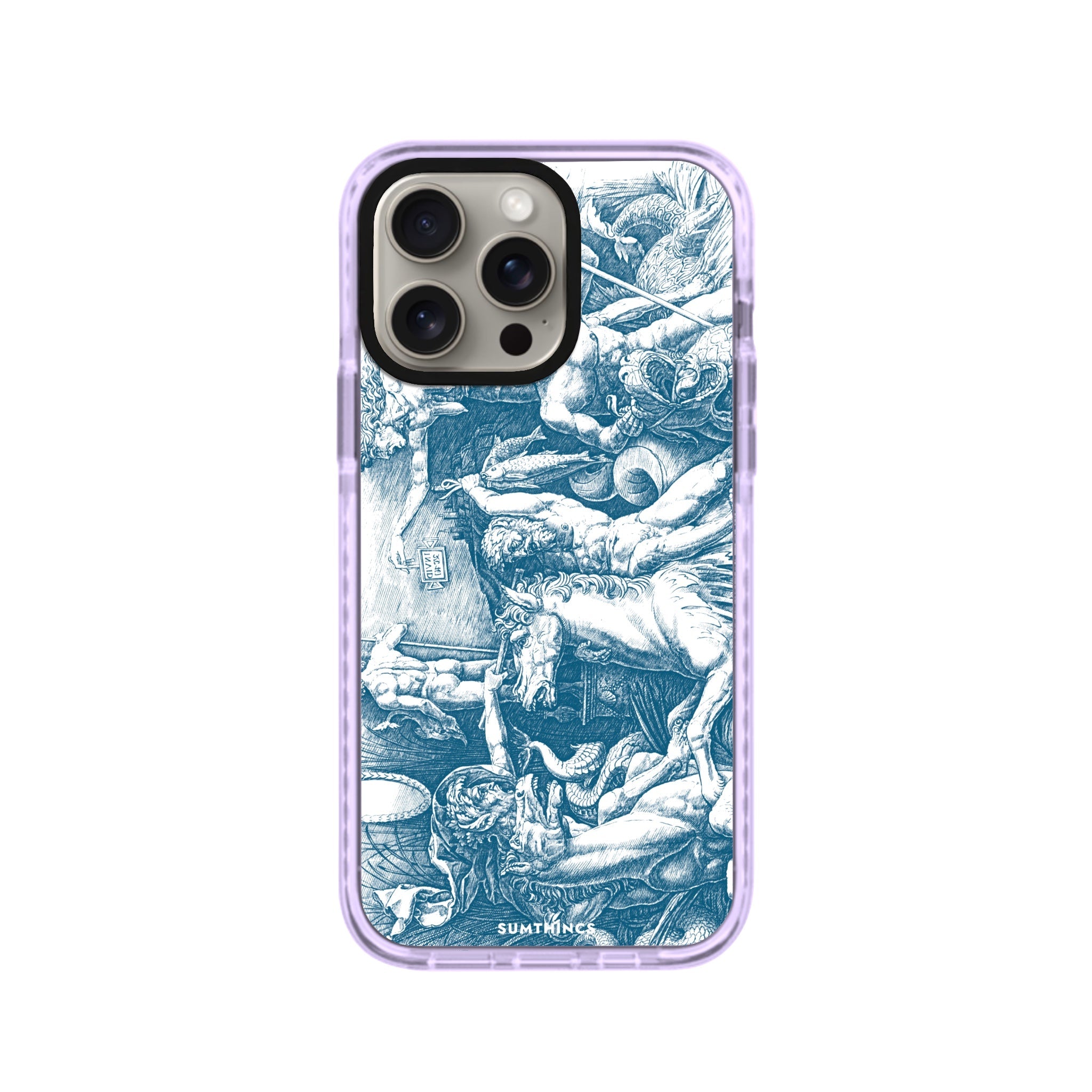 iPhone XR War of Sea Gods Procase Şeffaf Telefon Kılıfı Lila - SUMTHINCS