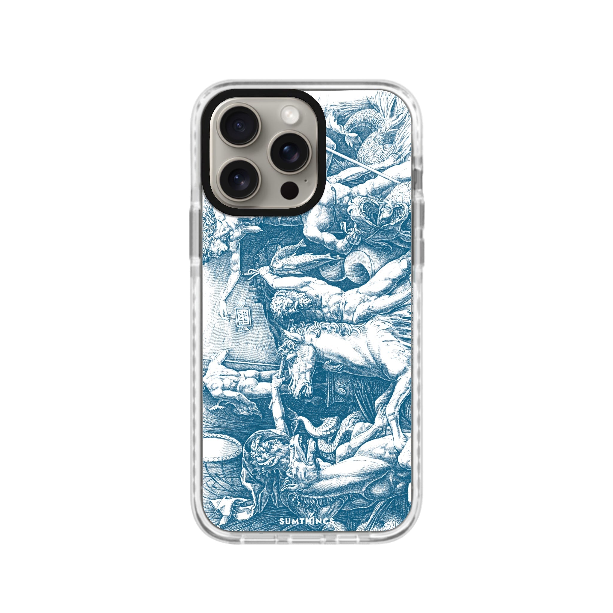 iPhone XR War of Sea Gods Procase Şeffaf Telefon Kılıfı Beyaz Şeffaf - SUMTHINCS
