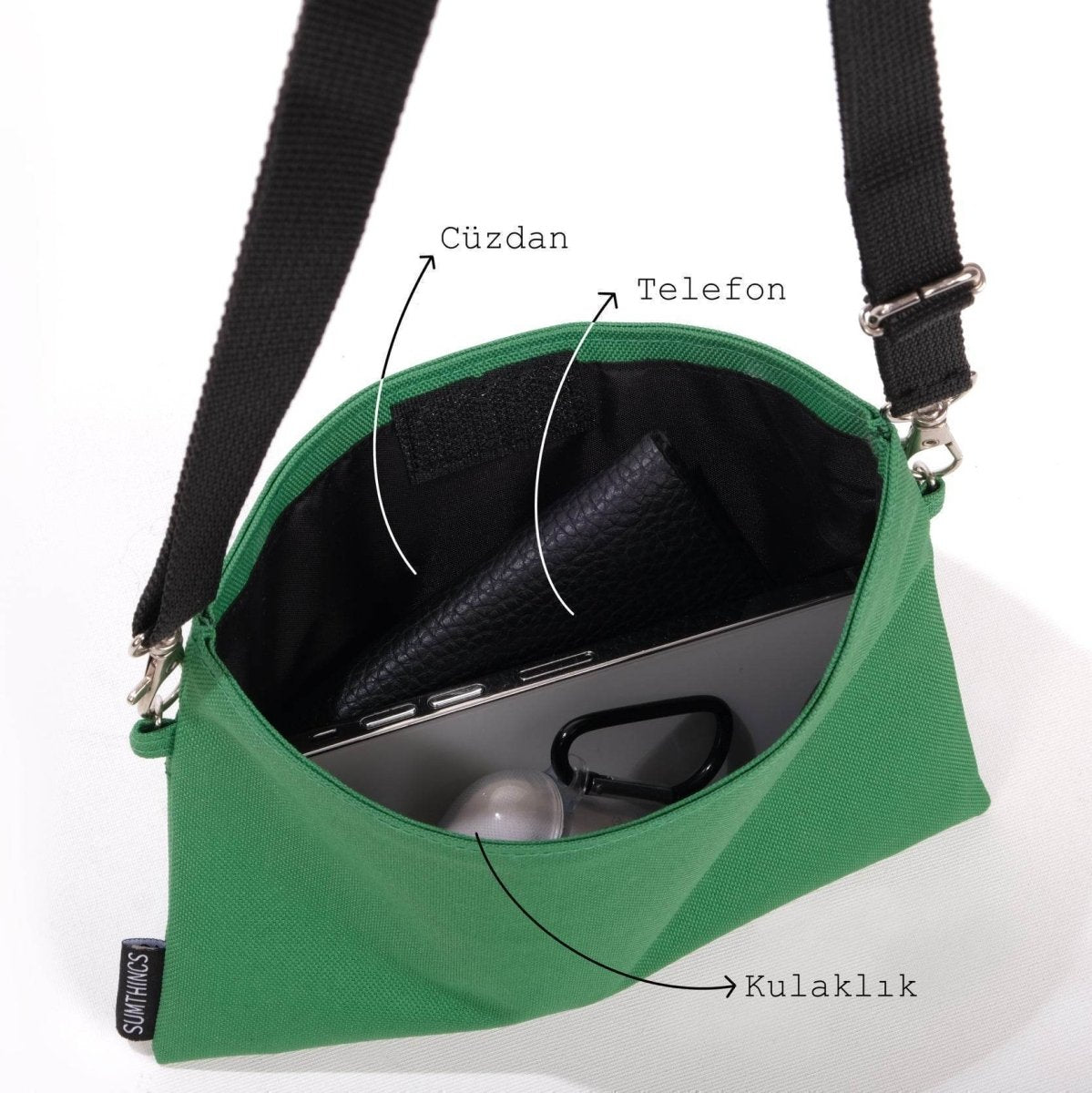 Lilac Grey Little Pocket Telefon Çantası - SUMTHINCS