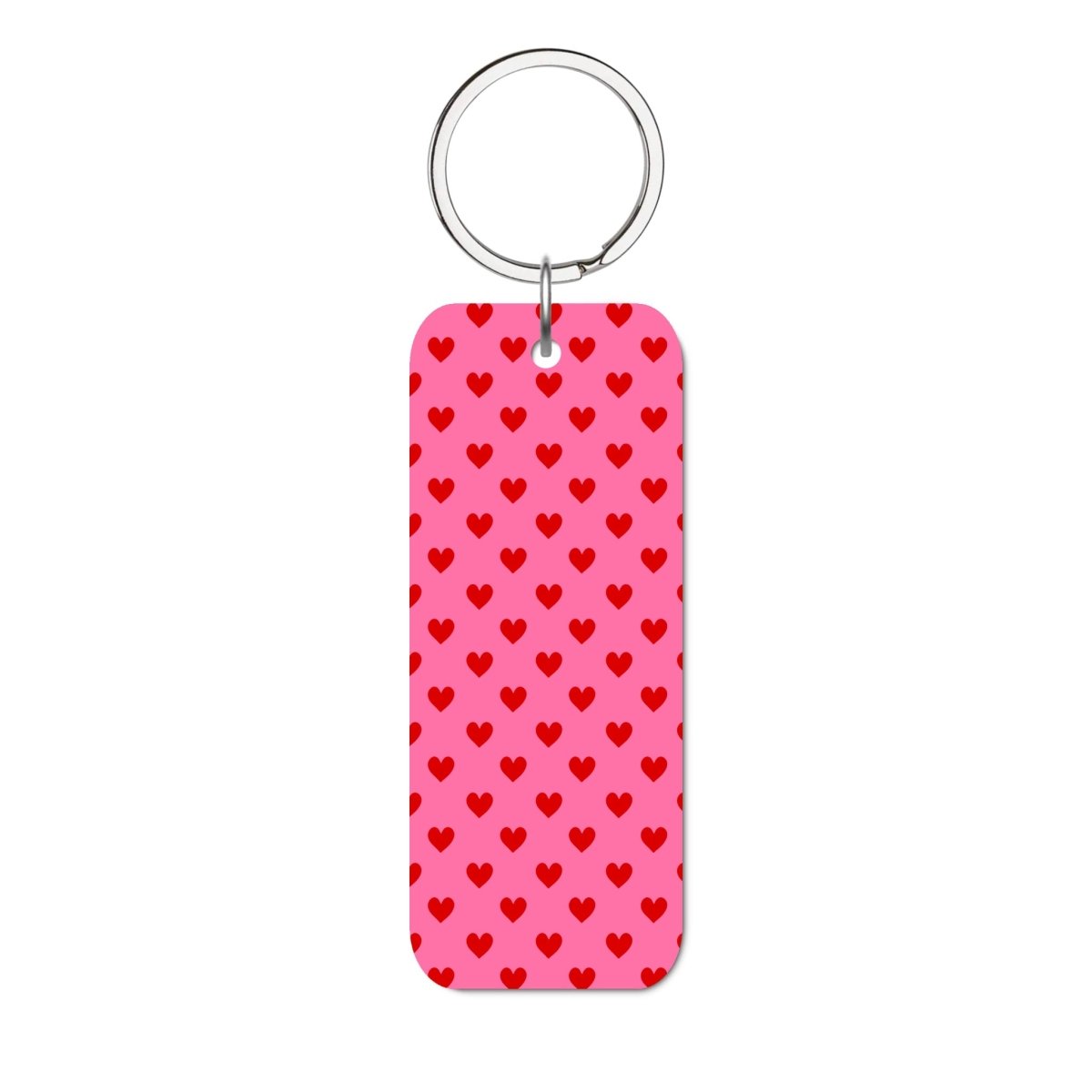 Little Hearts Glossy Dikdörtgen Anahtarlık - SUMTHINCS