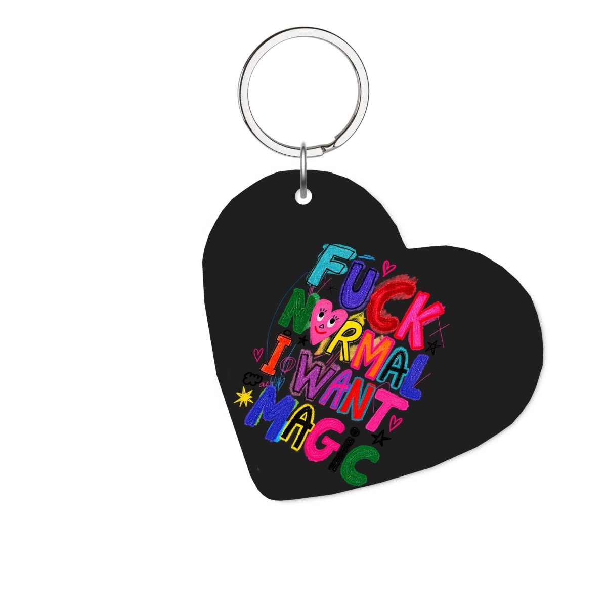 Magic Glossy Anahtarlık Charm Kalp - Sumthincs
