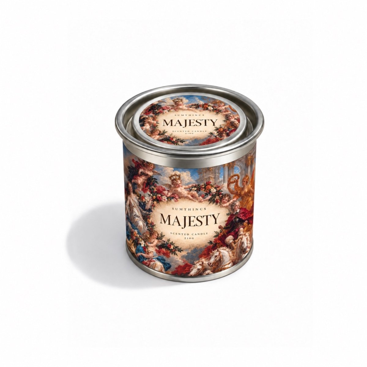 Majesty – Ud, Amber ve Bergamot Kokulu Soya Mum - Sumthincs