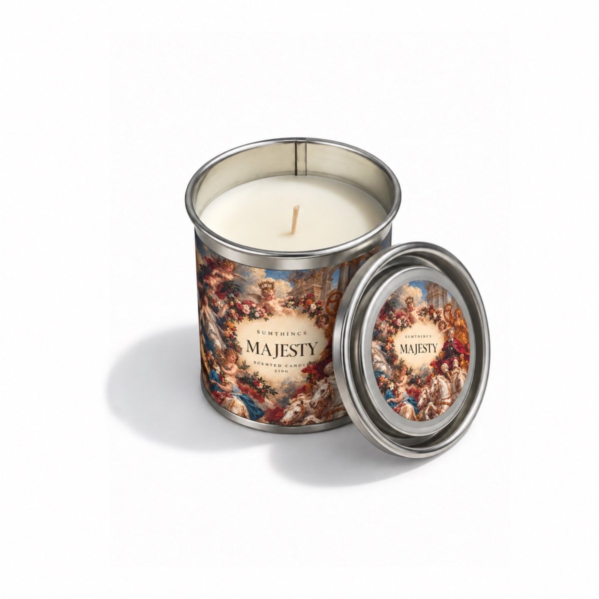 Majesty – Ud, Amber ve Bergamot Kokulu Soya Mum - Sumthincs