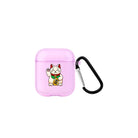 Maneki Neko AirPods Şeffaf Silikon Kılıf - SUMTHINCS