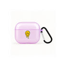 Melting Smile AirPods 3 Şeffaf Silikon Kılıf Lila - Sumthincs