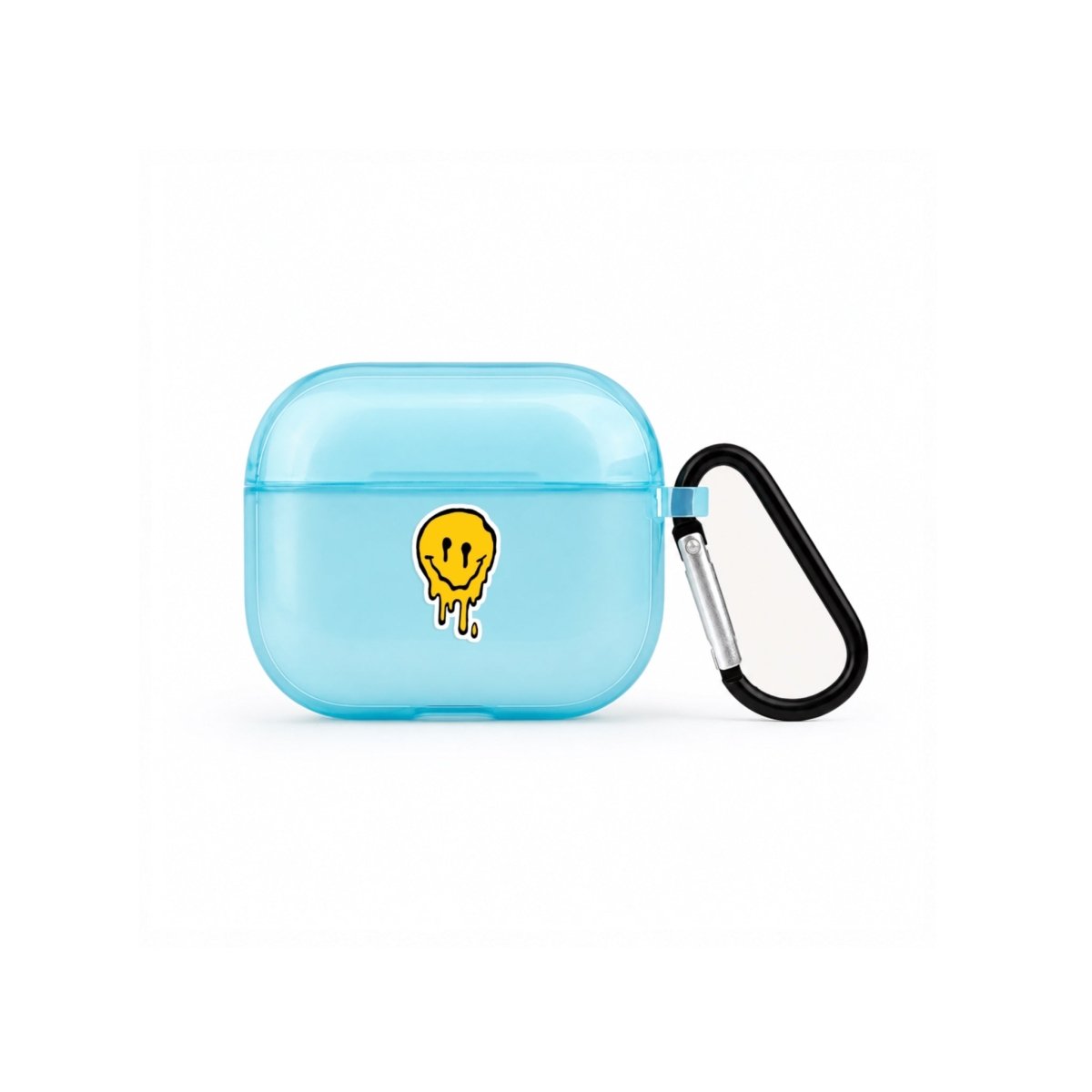 Melting Smile AirPods 3 Şeffaf Silikon Kılıf Mavi - Sumthincs