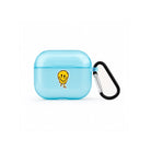 Melting Smile AirPods 3 Şeffaf Silikon Kılıf Mavi - Sumthincs