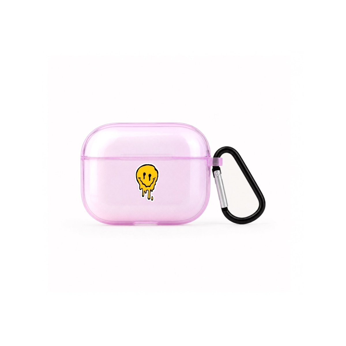 Melting Smile AirPods Pro Şeffaf Silikon Kılıf Lila - Sumthincs