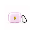 Melting Smile AirPods Pro Şeffaf Silikon Kılıf Lila - Sumthincs