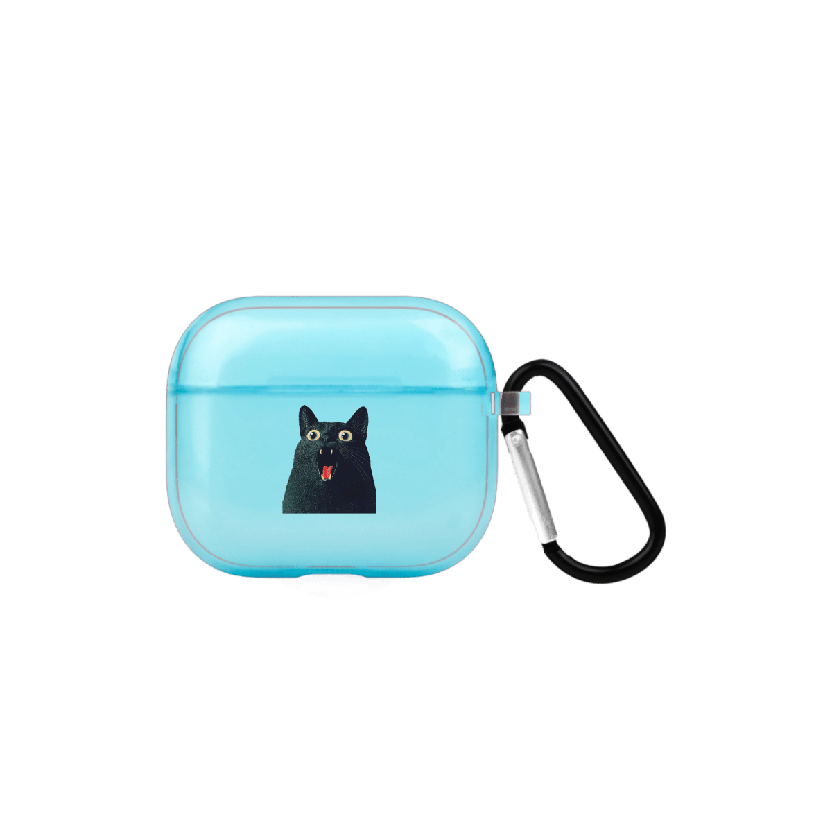 Meoww AirPods 3 Şeffaf Silikon Kılıf Mavi - SUMTHINCS