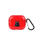 Meoww AirPods 3 Şeffaf Silikon Kılıf Kırmızı - SUMTHINCS