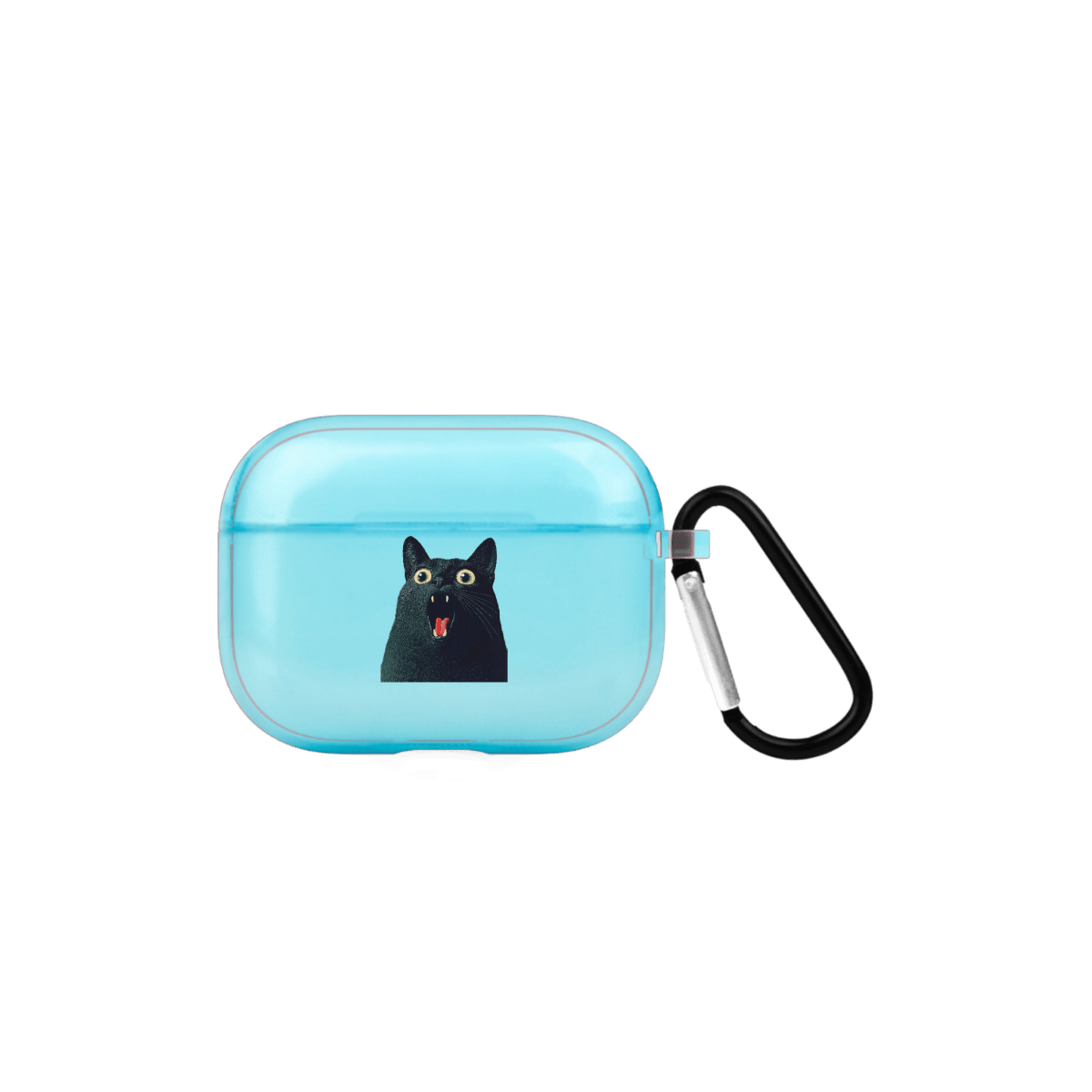 Meoww AirPods Pro Şeffaf Silikon Kılıf Mavi - SUMTHINCS