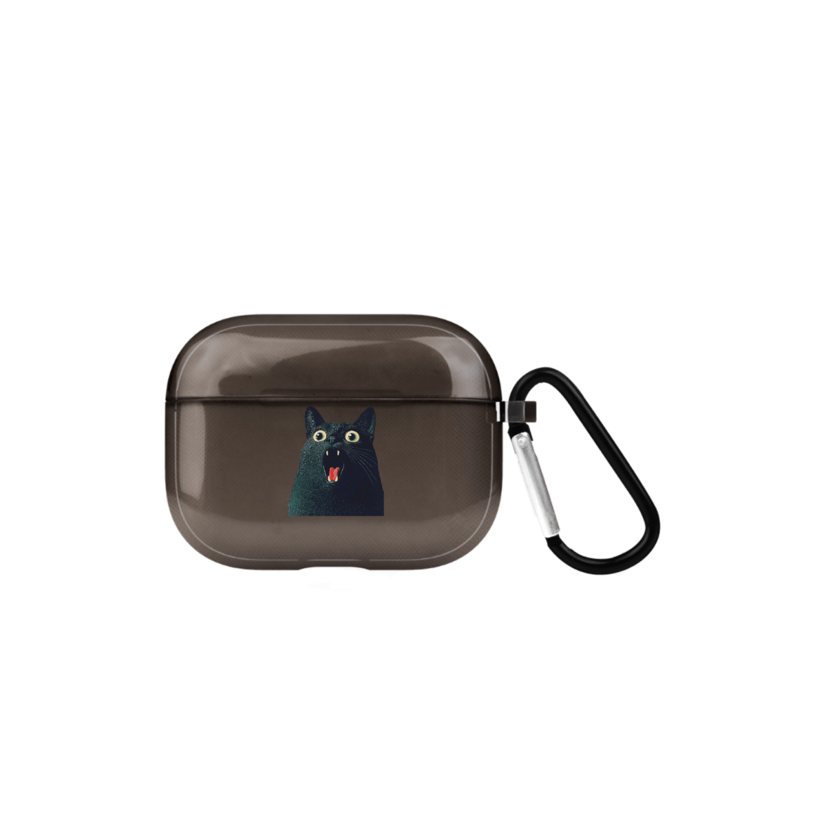 Meoww AirPods Pro Şeffaf Silikon Kılıf Siyah - SUMTHINCS