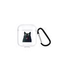 Meoww AirPods Şeffaf Silikon Kılıf Beyaz Şeffaf - SUMTHINCS