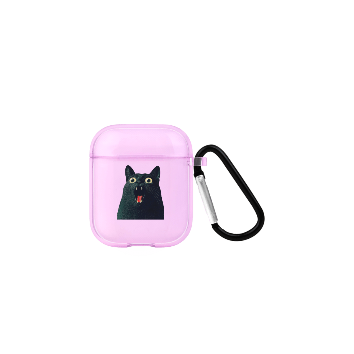 Meoww AirPods Şeffaf Silikon Kılıf Lila - SUMTHINCS