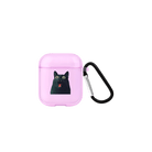 Meoww AirPods Şeffaf Silikon Kılıf Lila - SUMTHINCS