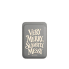 Messy MagSafe Deri Cüzdan Wallet Gri - Sumthincs
