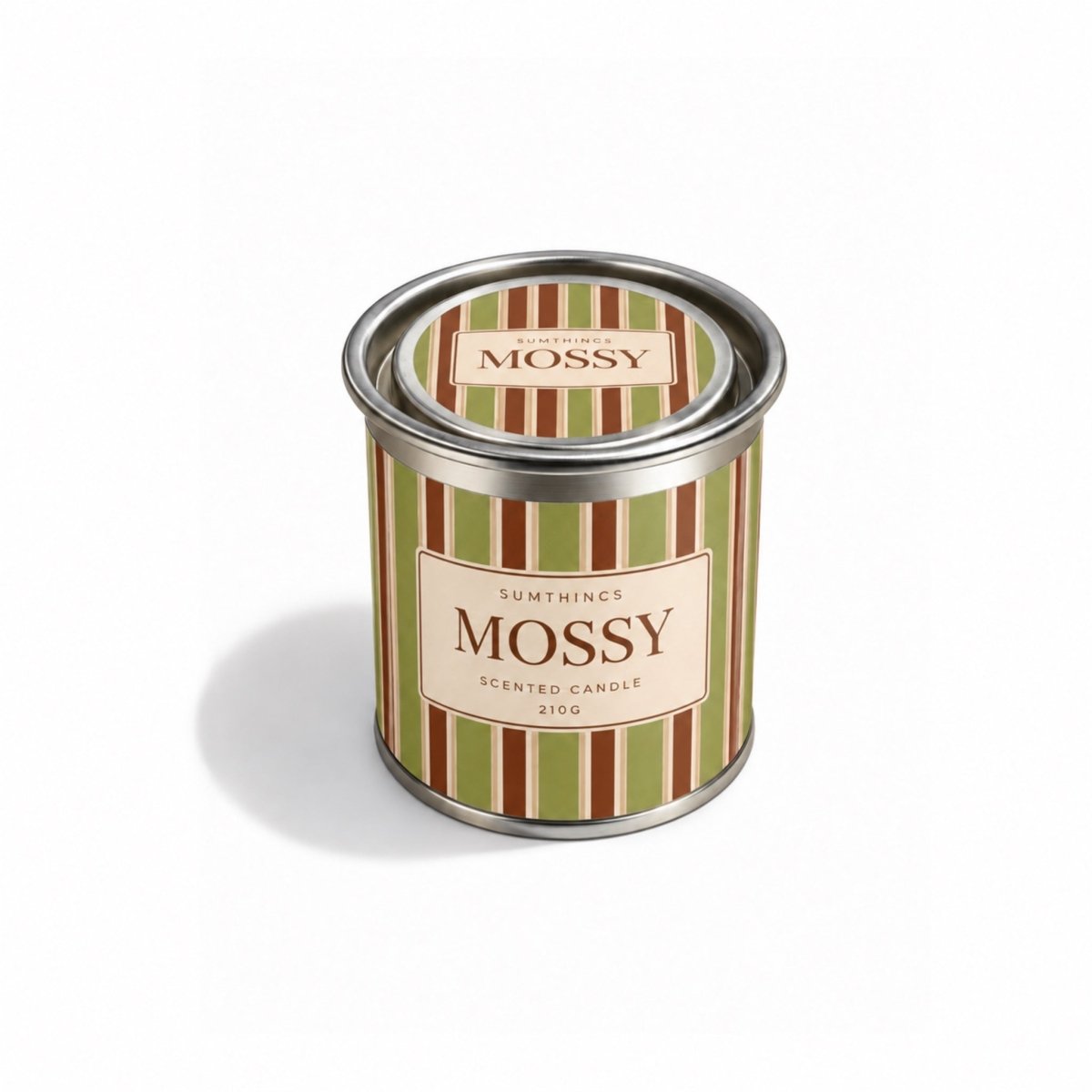 Mossy – Sedir Ağacı, Ud ve Bergamot Kokulu Soya Mum - Sumthincs