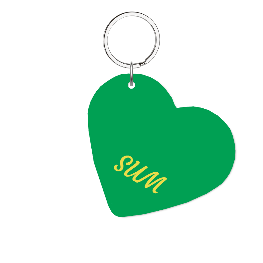 Palace Glossy Kalp Kişiye Özel Anahtarlık - SUMTHINCS