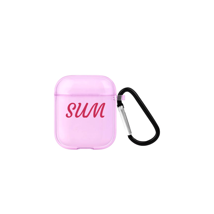 Palace Kişiye Özel AirPods Şeffaf Silikon Kılıf - SUMTHINCS