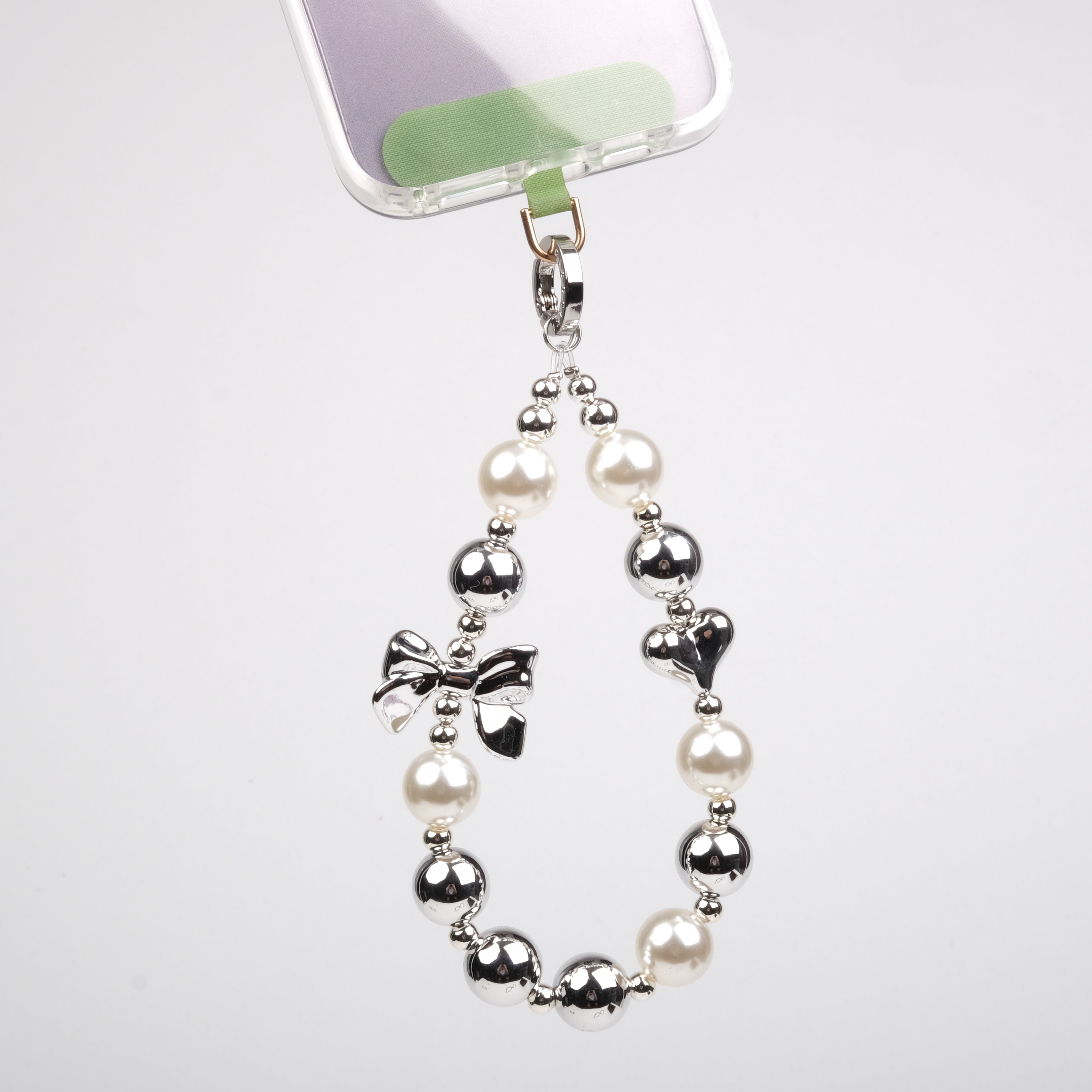 Pearls and Bow Charm Bilek Askısı - SUMTHINCS