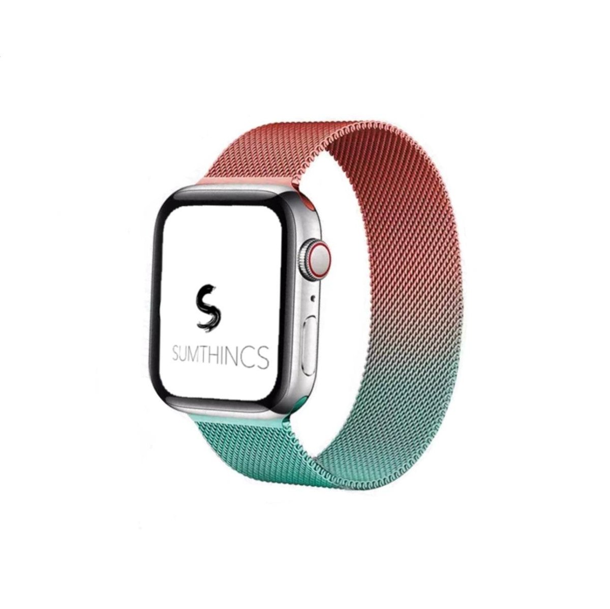 Pink and Green Çelik Solo Kordon 38 - 40 - 41 - SUMTHINCS