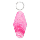 Pink Marble Glossy Prisma Anahtarlık - SUMTHINCS