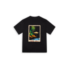 Postcard Oversize T-shirt Siyah - Sumthincs