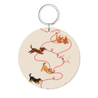 Puppy Glossy Anahtarlık Charm Yuvarlak - Sumthincs