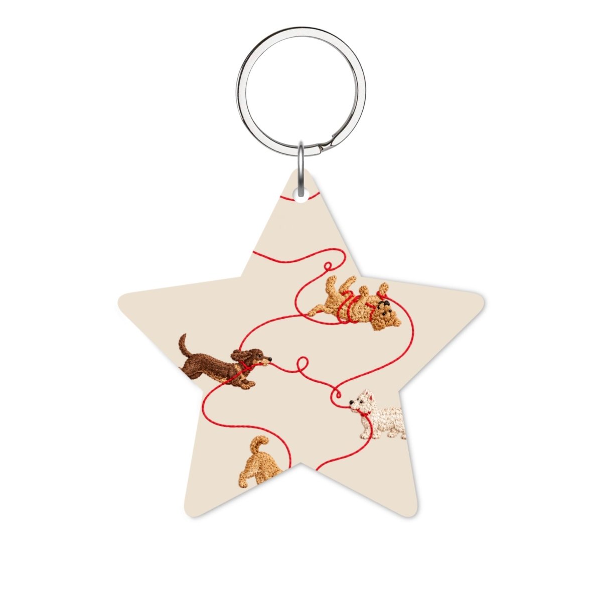 Puppy Glossy Anahtarlık Charm Yıldız - Sumthincs